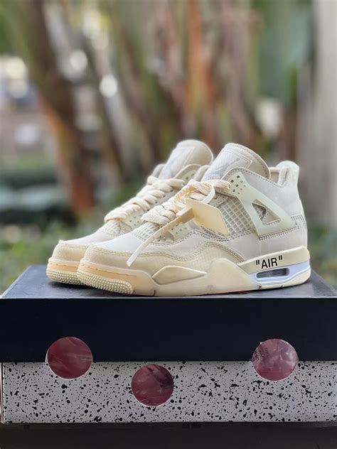 jordan 4 off white women's.